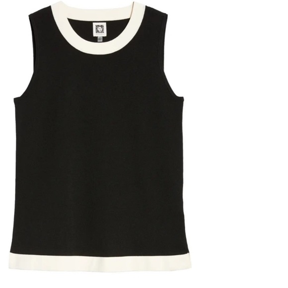 Anne Klein Colorblock Sleeveless Sweater - Picture 5 of 6